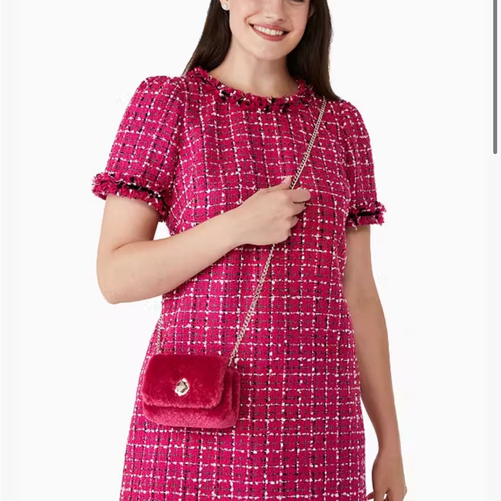 Kate Spade Audrey Shearling Micro
Crossbody NWT - Picture 3 of 10